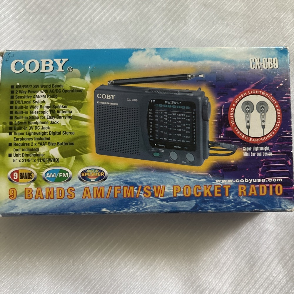 Coby  Pocket 9- Bands & SW Radio